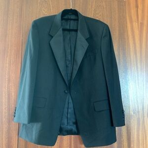 Karl Lagerfeld Classic Wool Black Blazer size 42